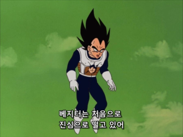 베지터 명장면을 리얼하게 재현한 피규어