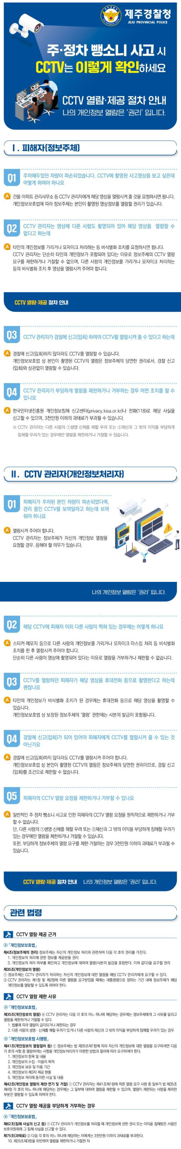 뺑소니 사고시 CCTV 확인방법