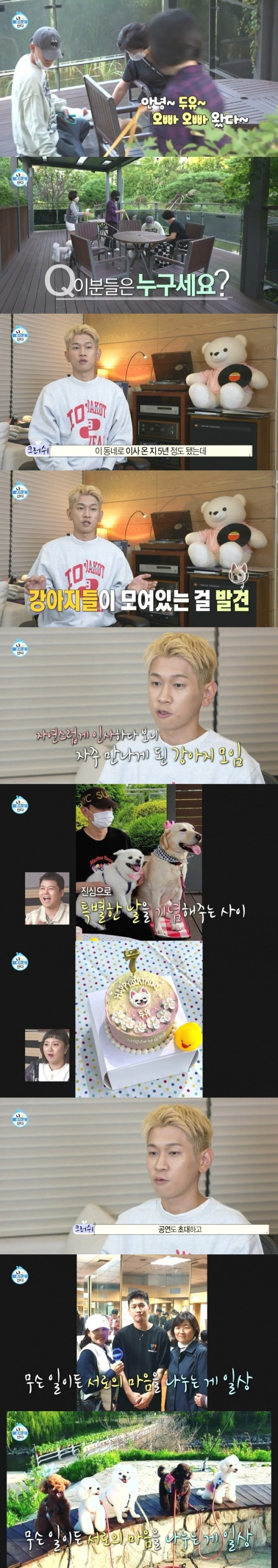 크러쉬 동네 개모임 근황