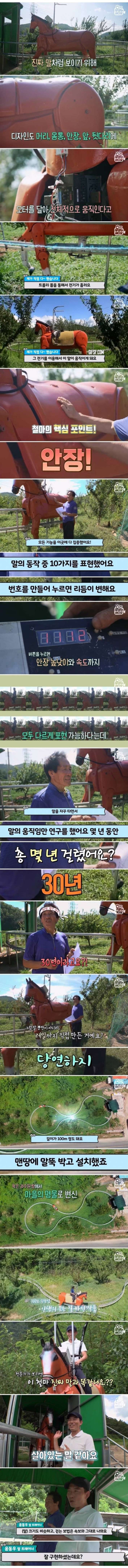 아픈 여동생을 위해 30년동안 만든 놀이기구