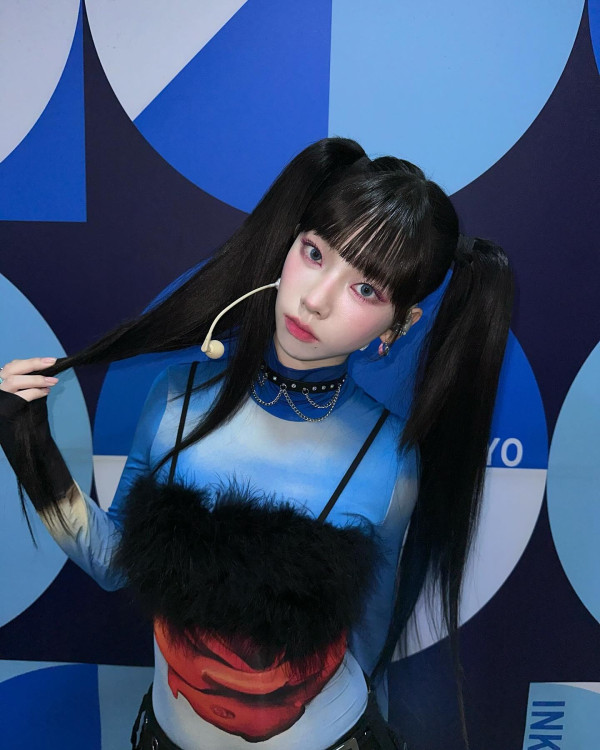 그물 스타킹 에스파 카리나,윈터