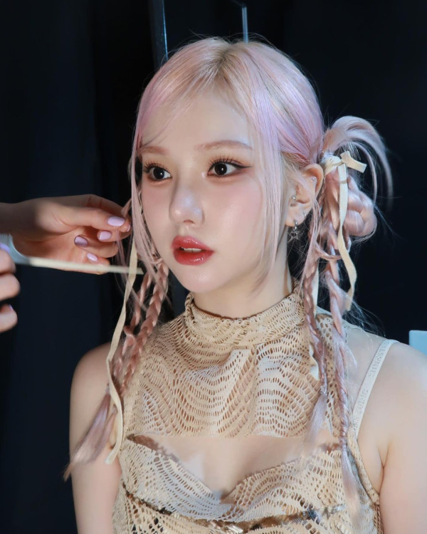 시스루 란제리룩 비비지 은하