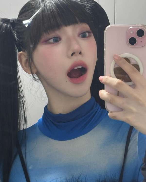 그물 스타킹 에스파 카리나,윈터