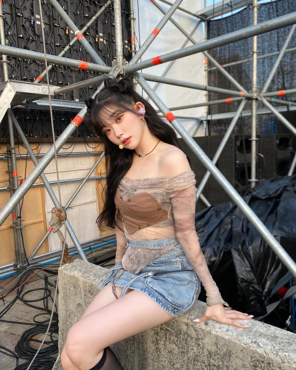 빌리 츠키 갈색 코르셋