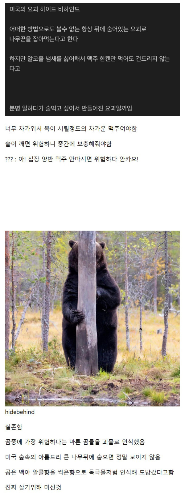 미국 개척시대 벌목꾼들이 가장 무서워한 미국 요괴