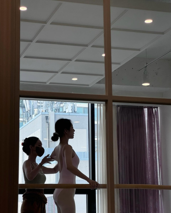 발레교습 받는 배우 박세완