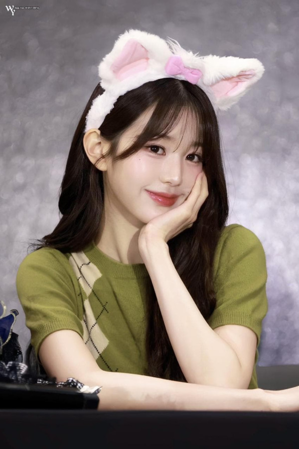 머리에 뭘 써도 귀여운 아이브 장원영