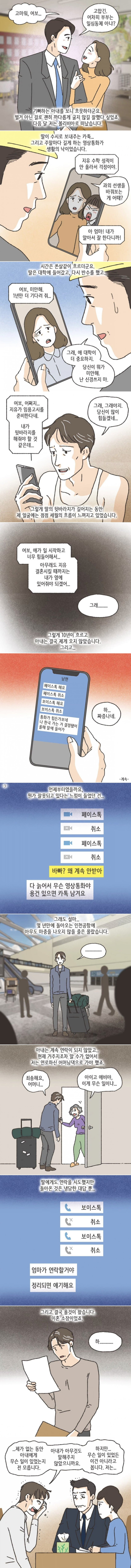 기러기 아빠의 최후