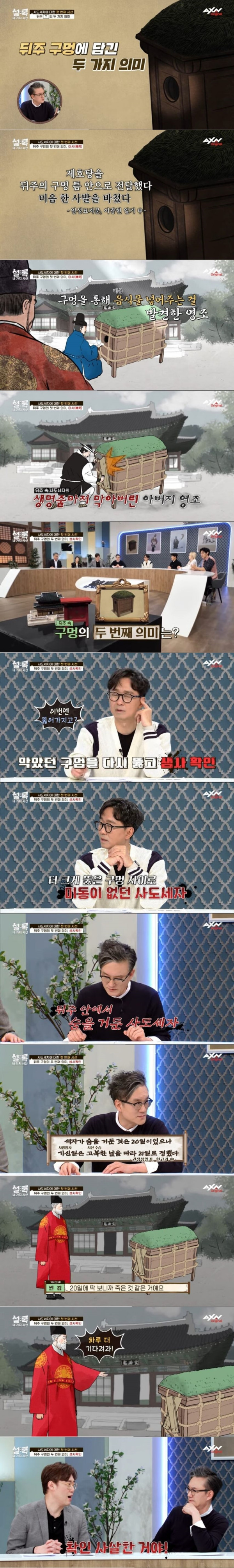 사도세자가 뒤주에서 죽어간 과정
