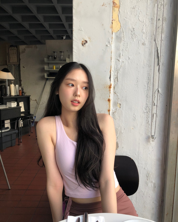 청순한 미모 프듀48 김도아 요가 레깅스