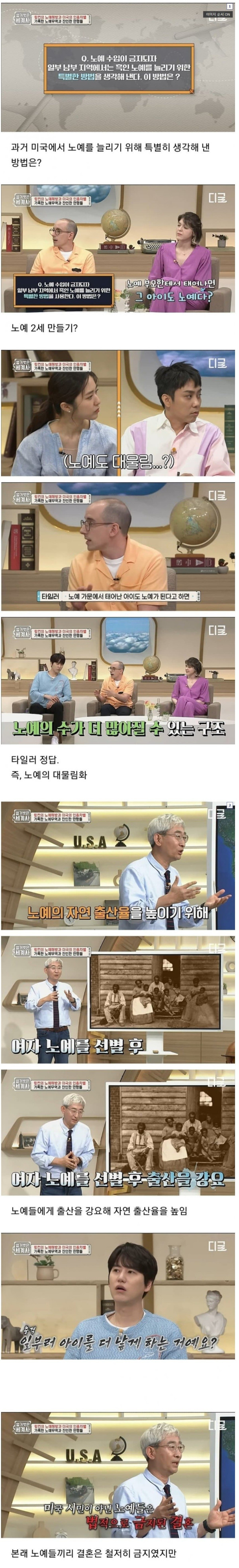 미국에서 노예를 늘리기 위해 생각해 낸 방법
