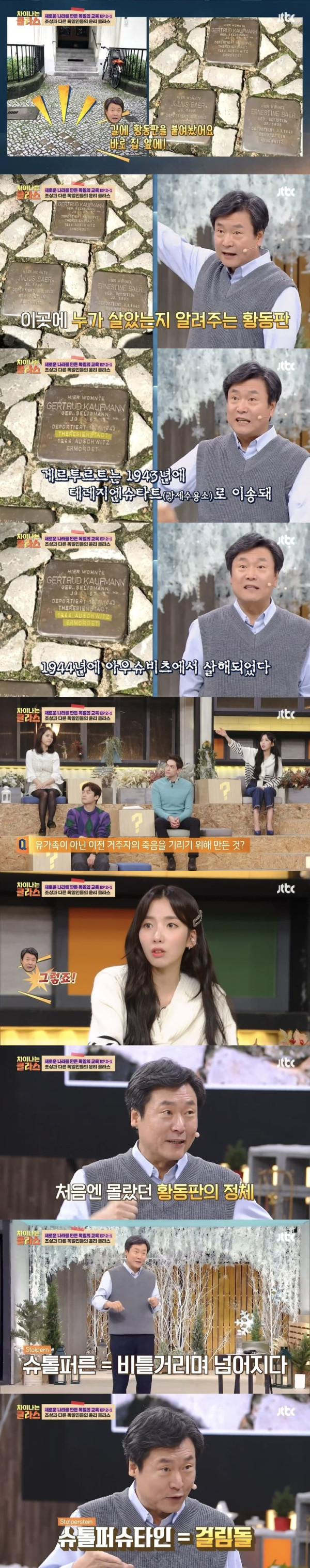 독일 집앞에 황동판이 있는 이유