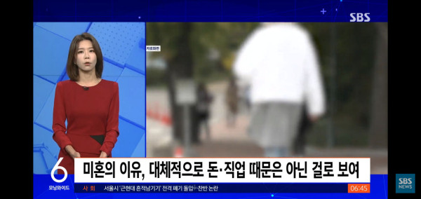 30대이상 미혼남성 50% 돌파