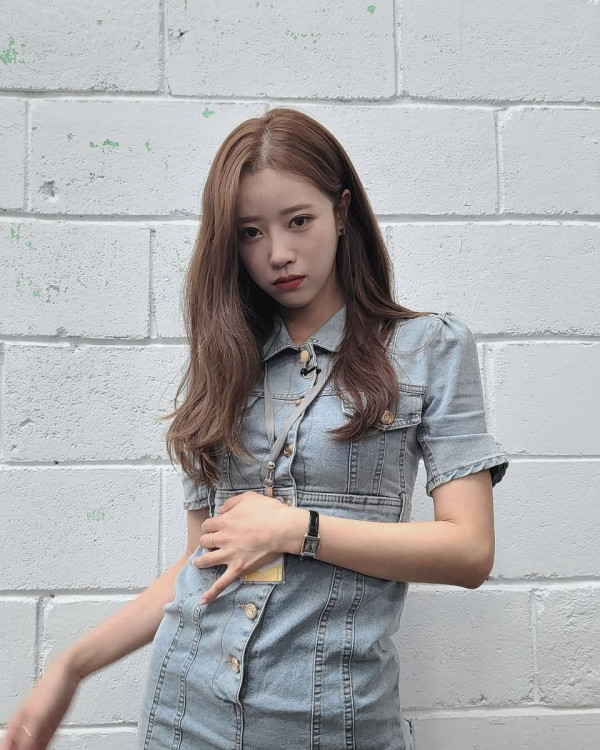 몸매 드러난 청원피스 이미주