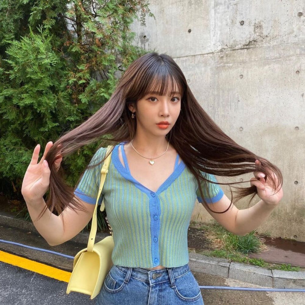 청순한 생머리 유지애 인스타