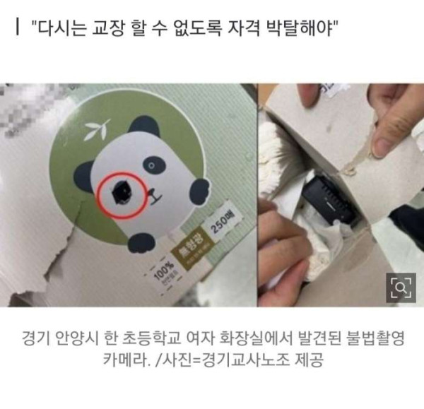 안양 초등학교 여직원 몰카사건