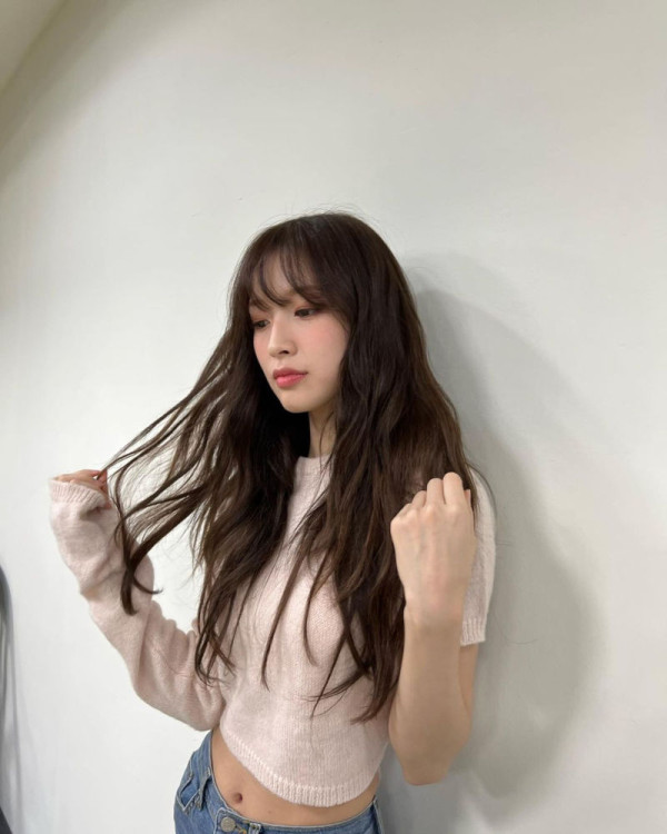아린 청바지 배꼽