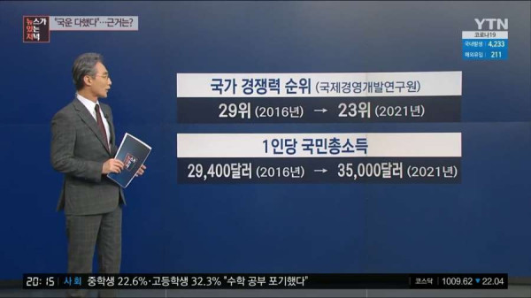 대한민국 국운이 다했다