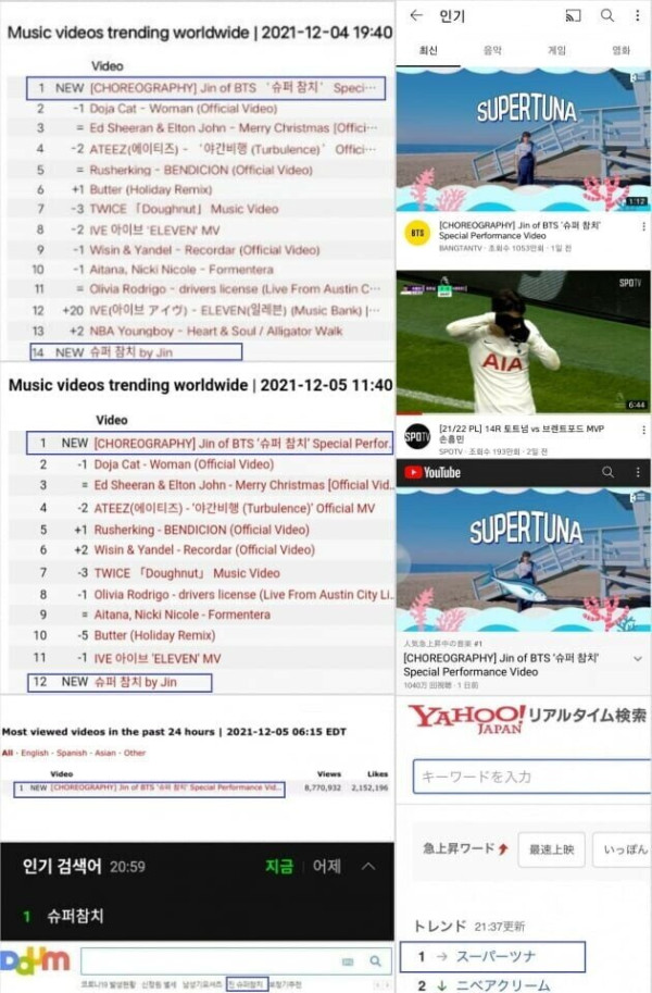 BTS 진이 장난으로 낸 음악 근황