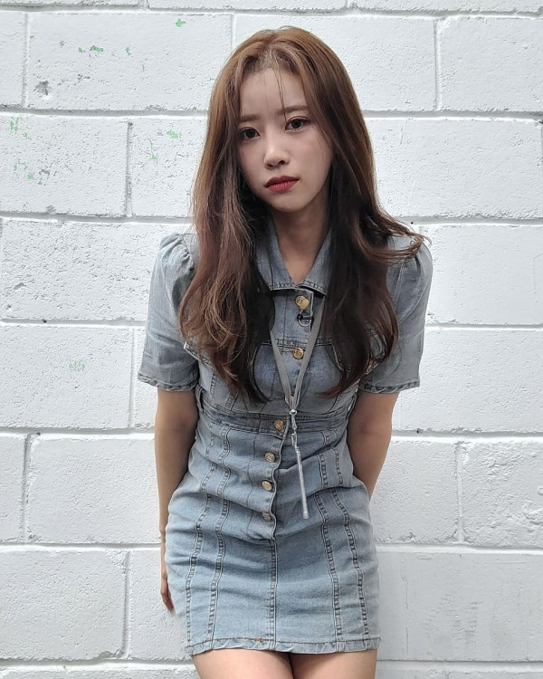 몸매 드러난 청원피스 이미주