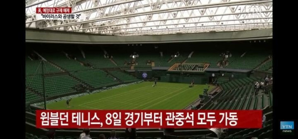 코로나 바이러스와 공생하기로 결정한 영국