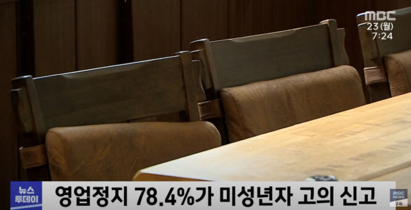 술 마신 미성년자 셀프신고..업주는 분통!