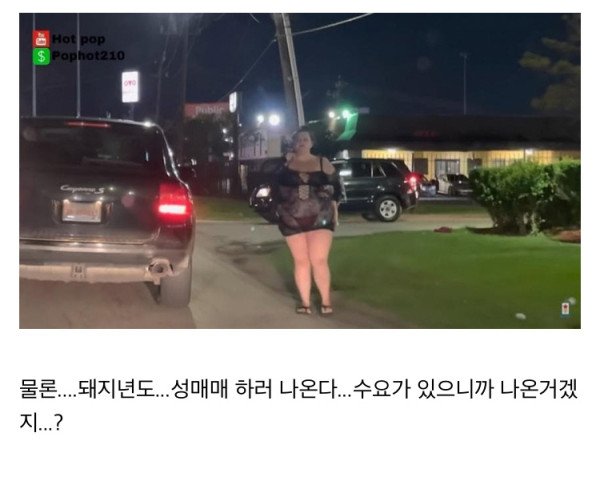 미국 길거리 성매매 수준