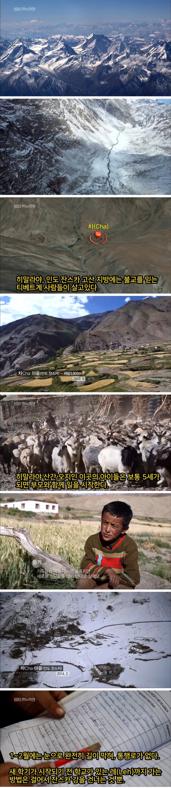 히말라야에서는 가장 강한 아이들만 학교에 간다