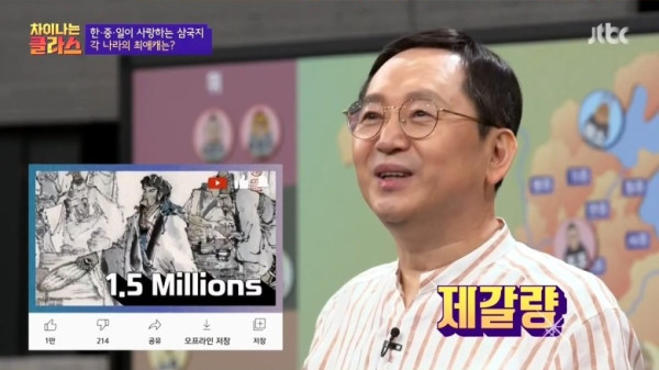 한중일 삼국지 최고 인기 캐릭터