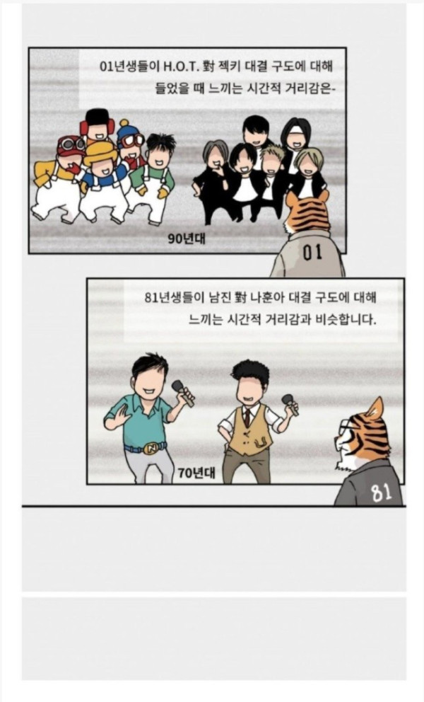 81년생과 01년생 차이