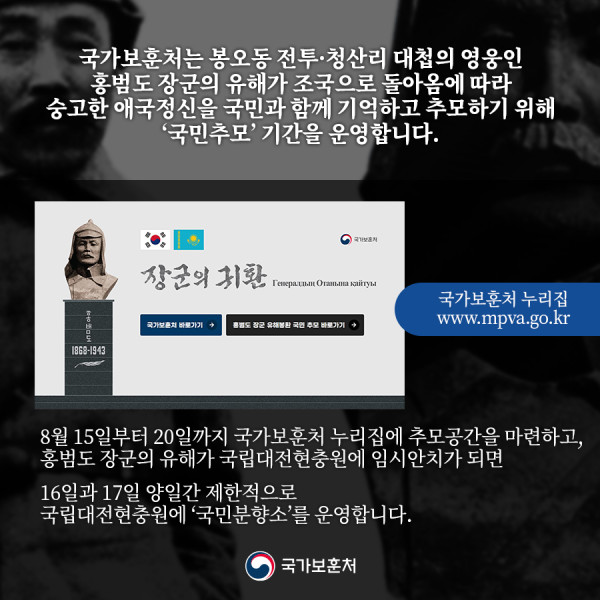 홍범도 장군의 귀환
