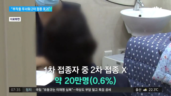 백신 2차 접종이 무서운 사람들