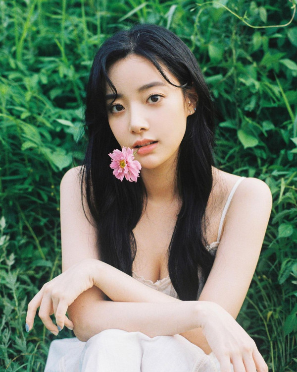 이현주 끈나시 원피스