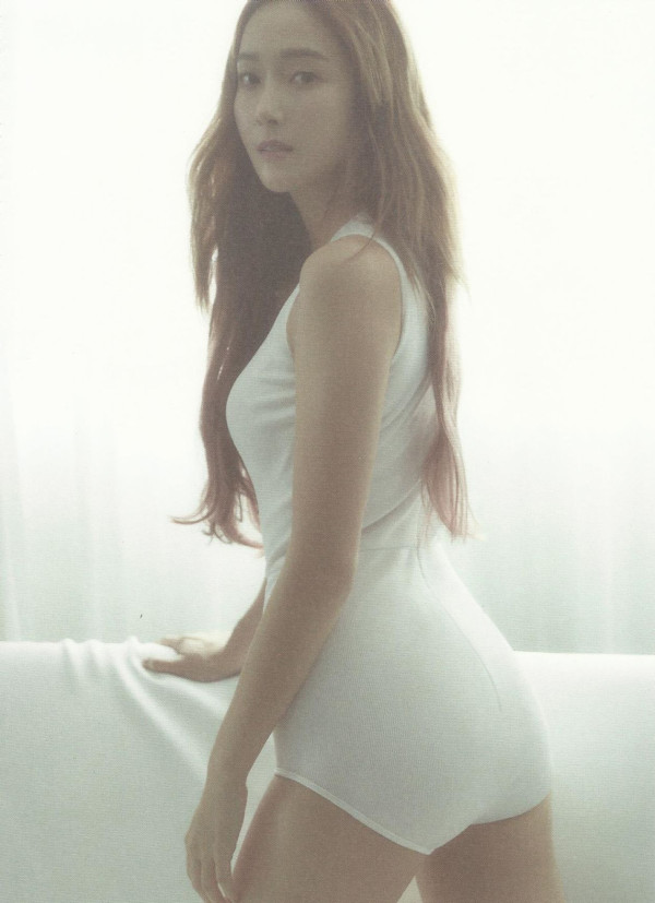 소녀시대 제시카 화이트 바디수트