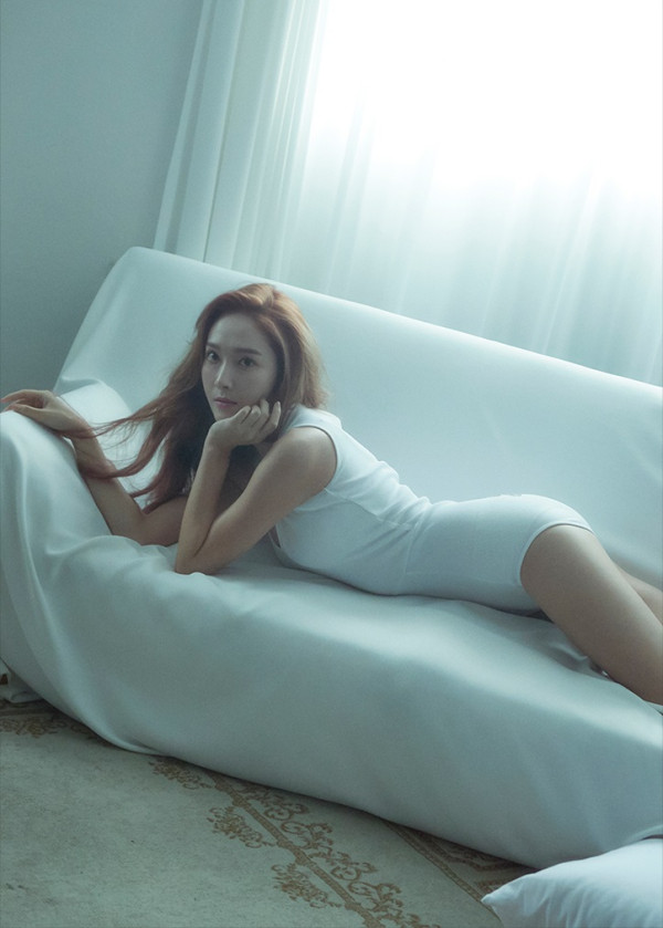소녀시대 제시카 화이트 바디수트
