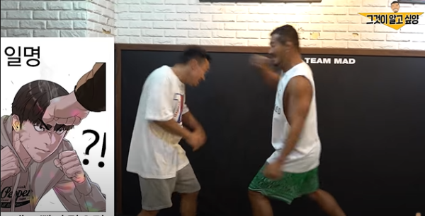 날라오는 주먹에 헤딩을 할 수 있을까?