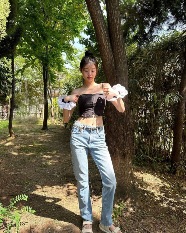 장원영이 거의 쌩얼로 찍었다는 화보