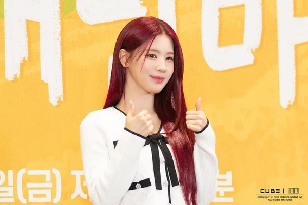 여자아이들 미연 연애남매 제작발표회 비하인드