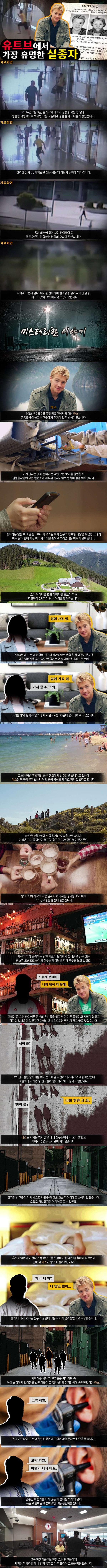 유튜브에서 유명한 실종자 라스 미탱크 실종사건