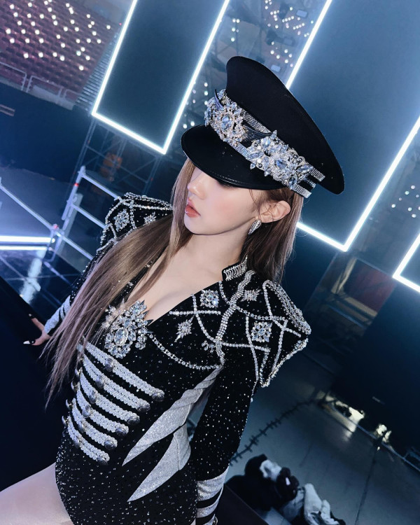 블랙 하이레그 제복의상 아이들 우기