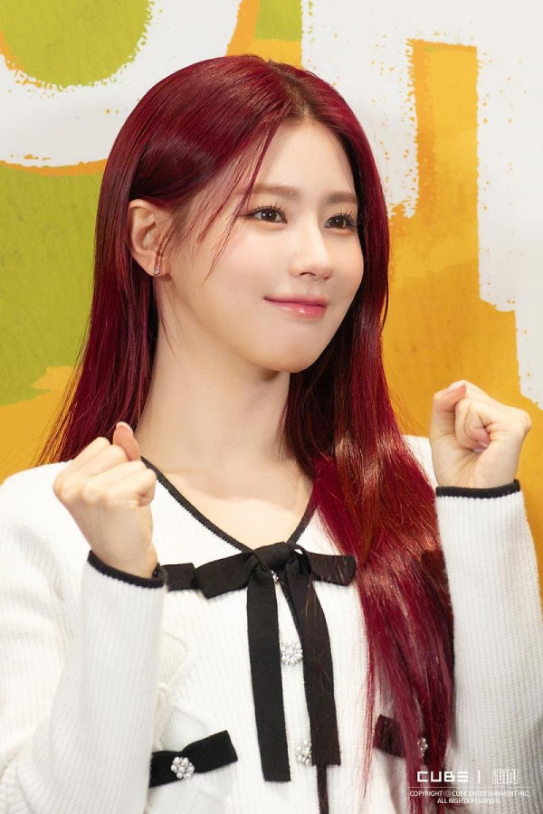 여자아이들 미연 연애남매 제작발표회 비하인드