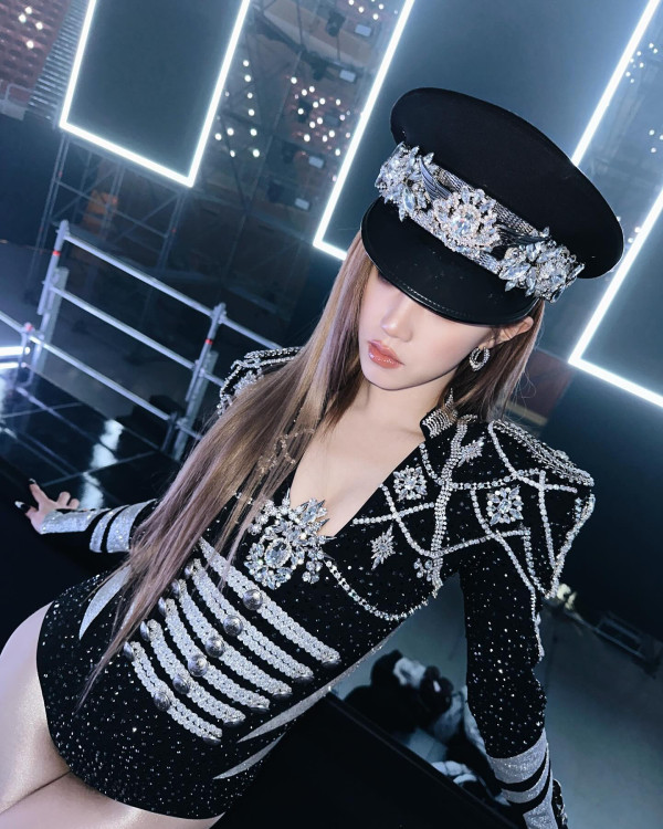 블랙 하이레그 제복의상 아이들 우기