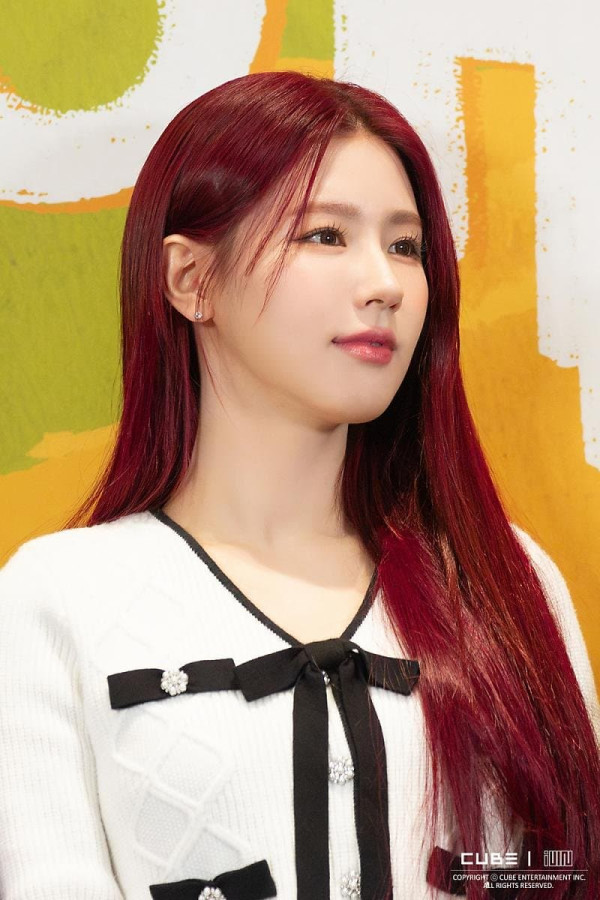 여자아이들 미연 연애남매 제작발표회 비하인드