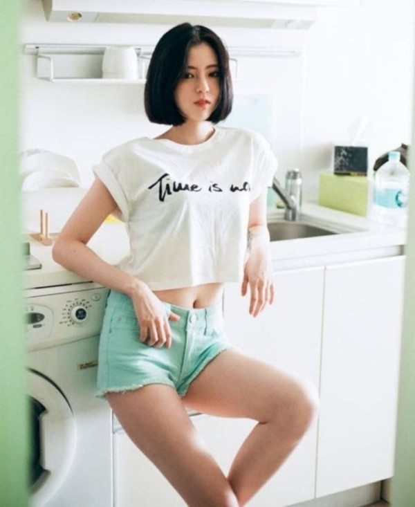 피팅모델 시절 한소희