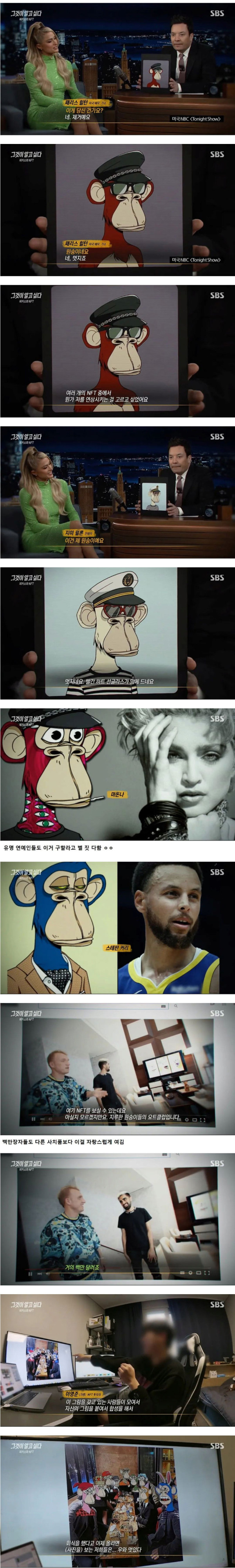 가상의 원숭이를 사고 판다는 요즘 세대들