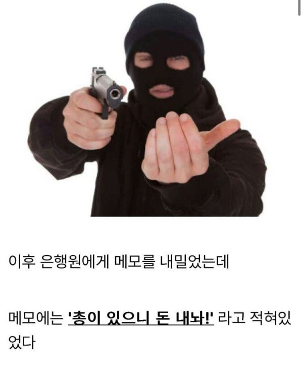 미국 은행 강도 레전드 판결