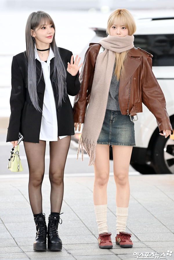 하의실종 셔츠룩 검스 르세라핌 사쿠라