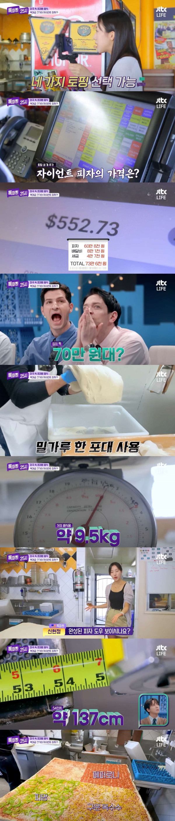 70만원대 초 고가 미국피자