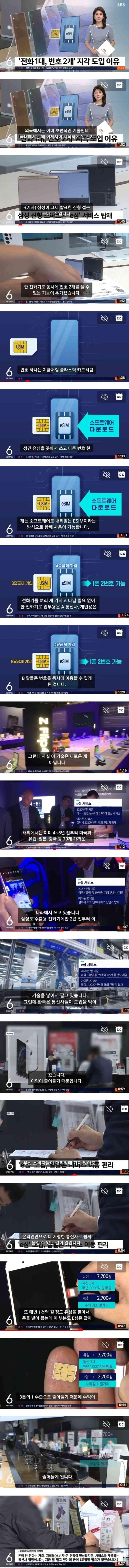 전화1대 번호2개 도입이 늦어진 이유
