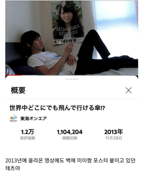 망상을 실현한 일본 유튜버